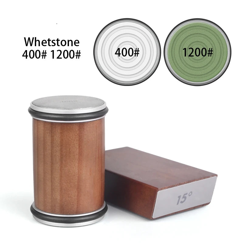 Rolling Knife Sharpener Magnetic Knife Holder Diamond Sharpening Stone Kit with 15 and 20 Degrees Angle Roller Kitchen Accessory