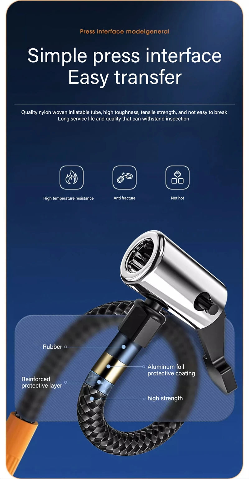 Wireless Air Compressor Portable Universal Electric Air Pump Tire Sensor Mini Inflatable Treasure for Car Motorcycle Basketball