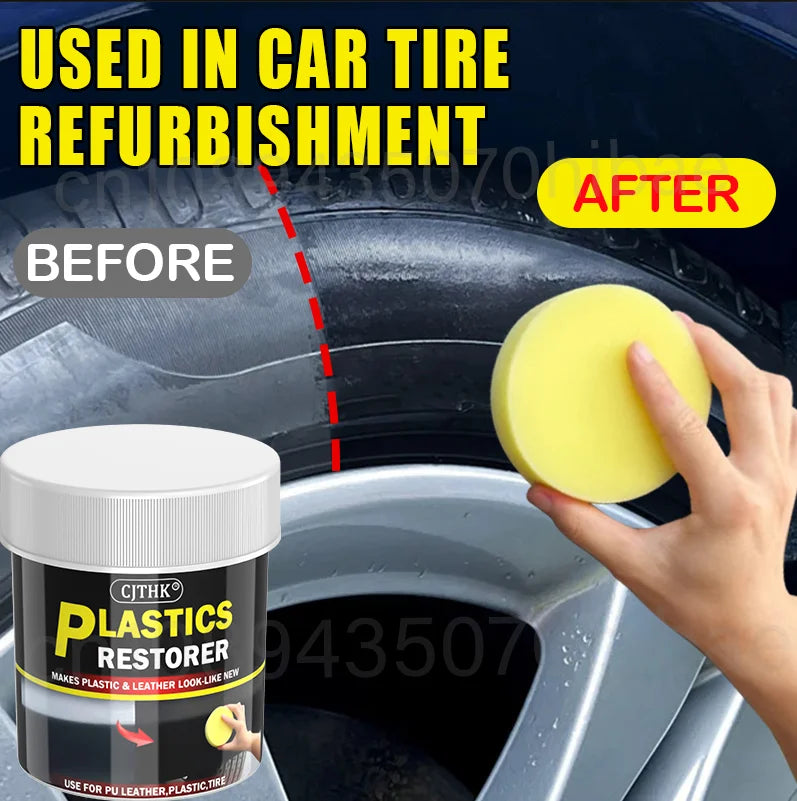 150g Auto Plastika Restorer Povratak U Crno Sjaj Auto Čišćenje Proizvodi Plastika Koža Obnova Autopoliranje Popravak Premaz Renovator