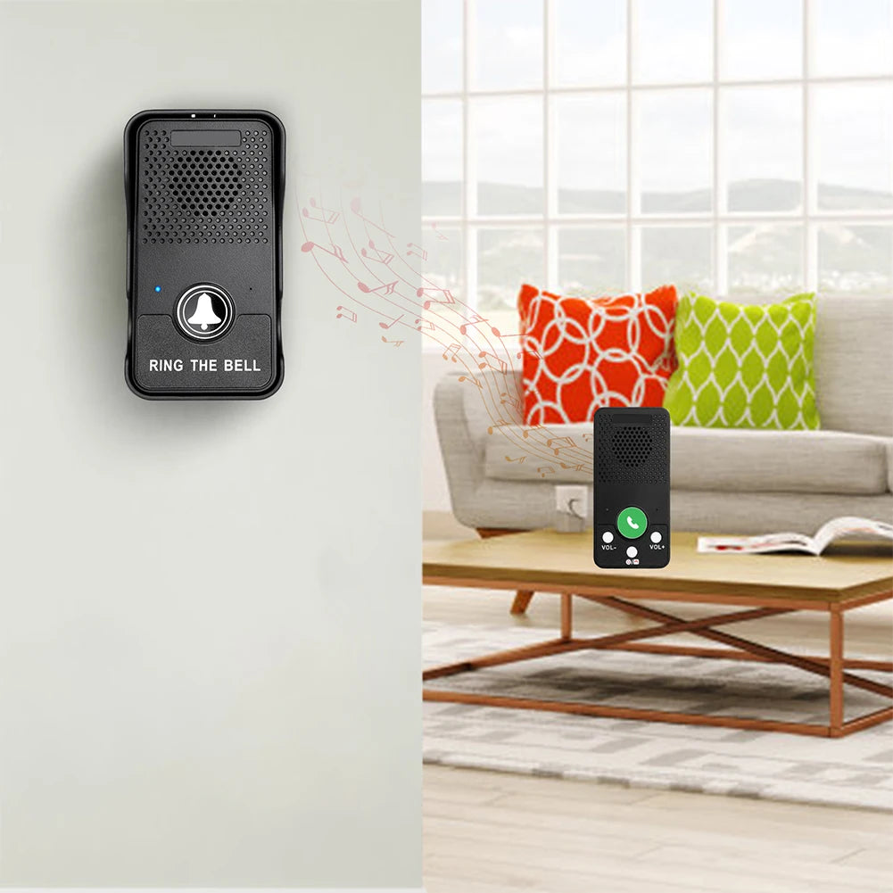 Wireless Intercom Doorbell with 2-Way Audio and 500m Range