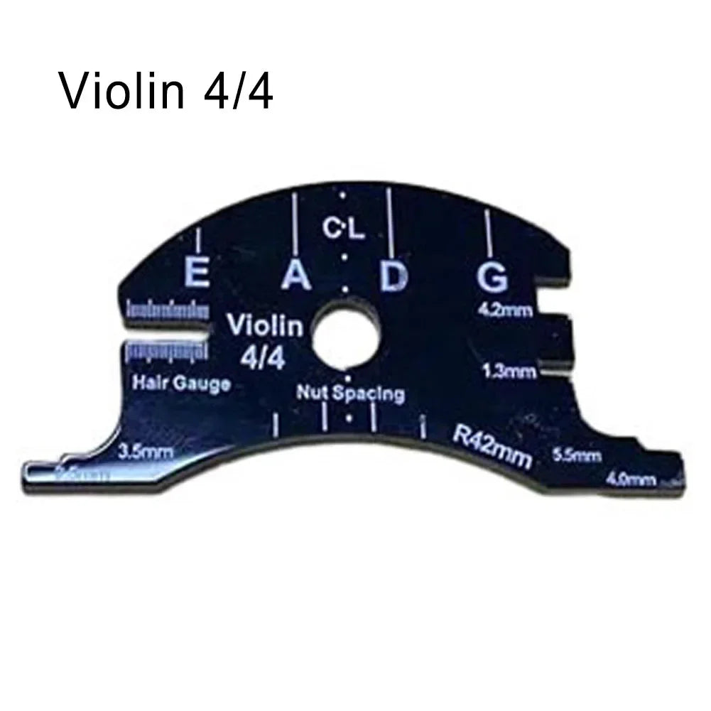 Bridge and String-Height Template for Violin, Cello or Bass