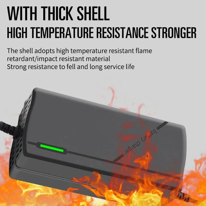 12V 10A Smart Lifepo4 Battery Charger AC110-240V 14.6V 4S 10A High Power Charger For 12.8V Lithium Iron phosphate Battery Pack