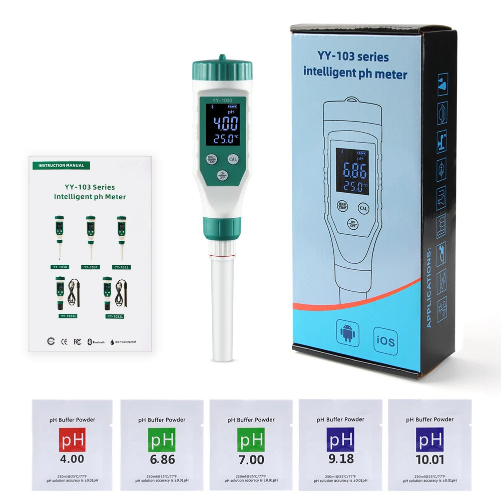 Hand-Held Wine Refractometer and Digital pH Meter, Brix and Baumé