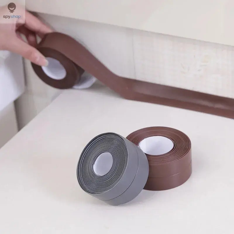 Shower Bath Sealing Tape Strips PVC Self Adhesive Waterproof Wall Sticker for Bathroom Kitchen Seal Caulk Strip Sink Mold Proof Spy-shop.com