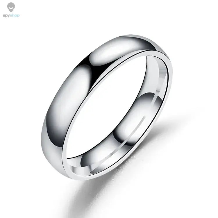 Simple 6mm Titanium Ring Women Men Prevent Allergy High Polished Wedding Rings Stainless Steel Couple Finger Jewelry Gifts