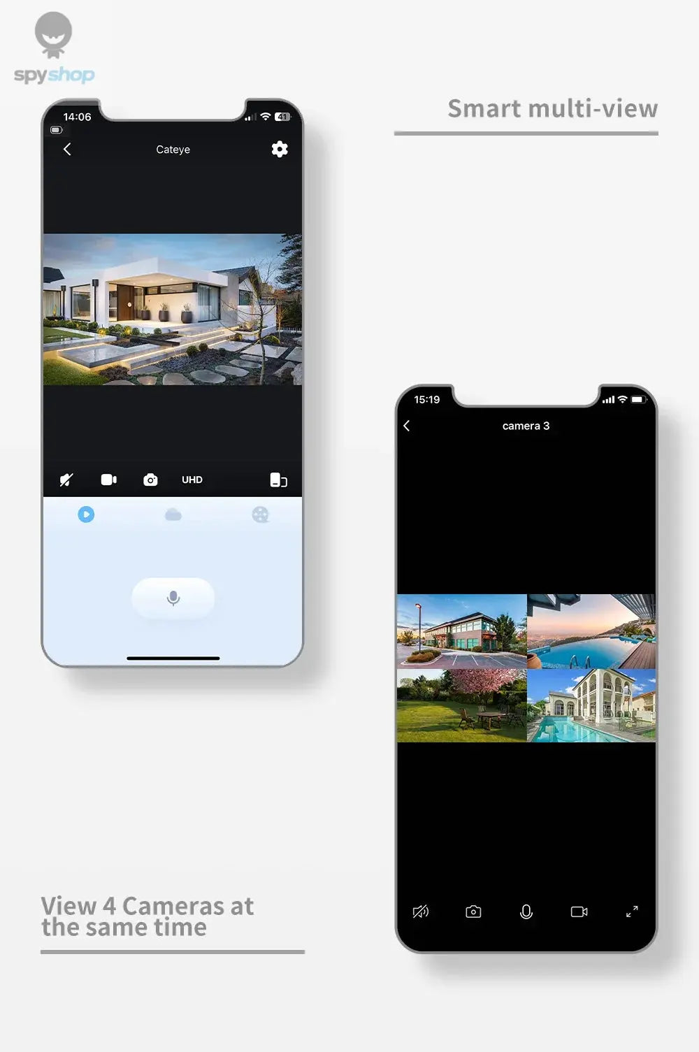 Smart 3MP Mini Digital Peephole Door Camera 2.4Ghz WiFi Infrared IR Night Vision PIR Motion Detection Digital Viewer iCam365 APP