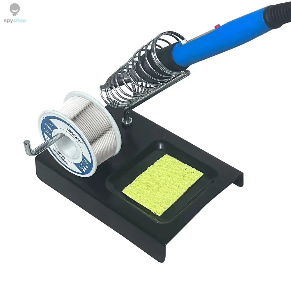Soldering Iron Stand Portable Holder Soldering Tin Stand with Welding Cleaning Sponge Electric Soldering Iron Accessories