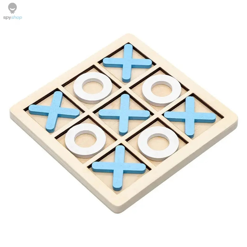 Solid Wooden Tic Tac Toe Board Game - Perfect for Family Fun and Backyard Entertainment! Spy-shop.com