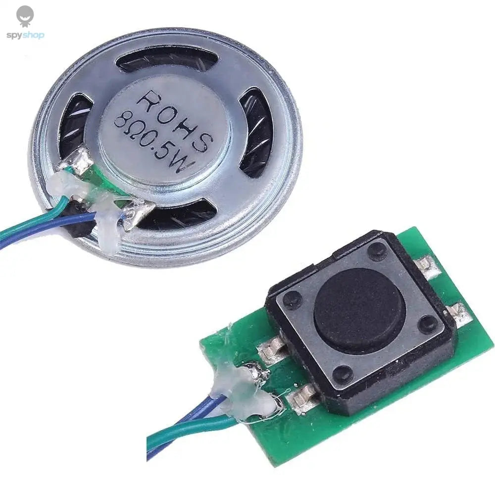 Sound Recorder Module Voice MP3 WAV Music Player with Loudspeaker Button Control 8M RAM Capacity DIY Music Box for Greeting Card Spy-shop.com