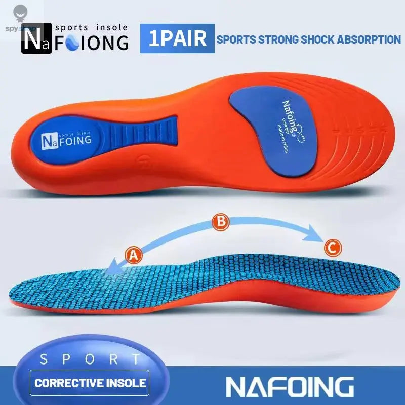 Sport Orthopedic Insoles for Feet Men Women EVA Breathable Shock Absorption Shoes Insole for Running Basketball Sport Care Pads Spy-shop.com