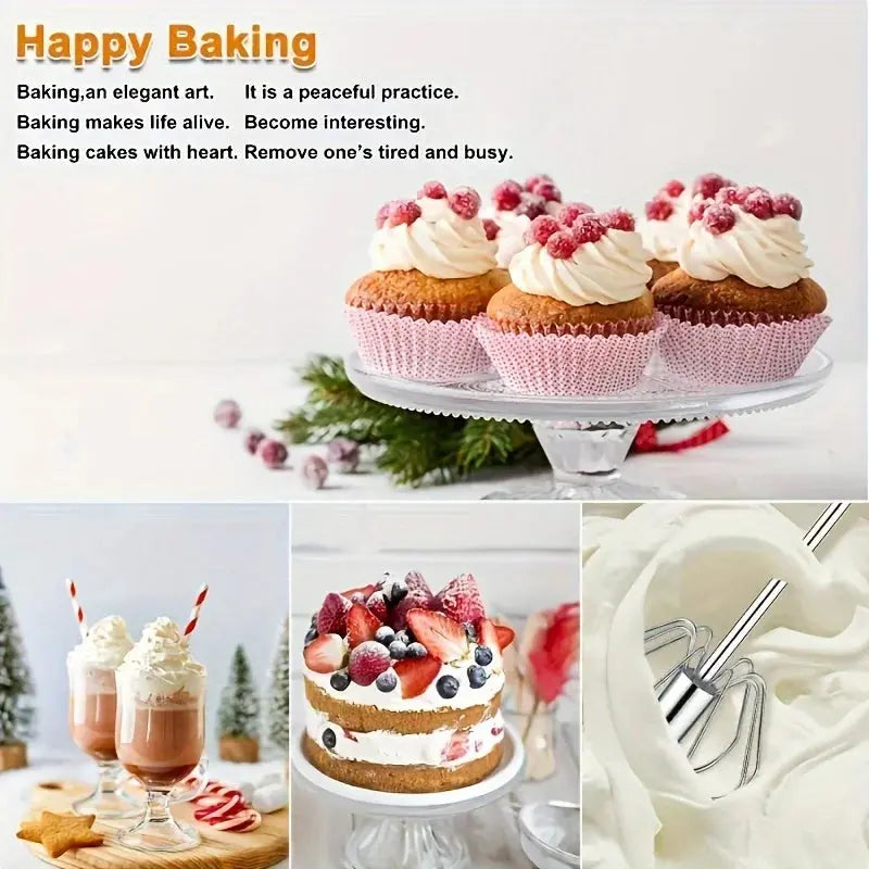 Stainless Steel Egg Beater Durable Semi-Automatic Mixer for Effortless Egg Cream Mixing Stirring and Beating for Kitchen Baking Spy-shop.com