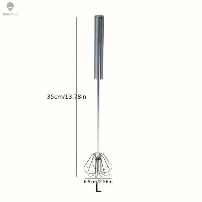 Stainless Steel Egg Beater Durable Semi-Automatic Mixer for Effortless Egg Cream Mixing Stirring and Beating for Kitchen Baking Spy-shop.com