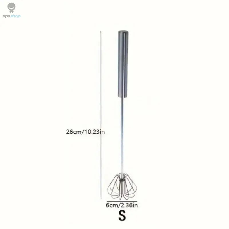 Stainless Steel Egg Beater Durable Semi-Automatic Mixer for Effortless Egg Cream Mixing Stirring and Beating for Kitchen Baking Spy-shop.com