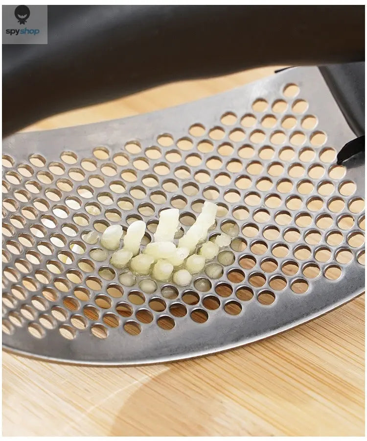 Stainless Steel Garlic Press Crusher Manual Garlic Mincer Chopping Garlic Tool Fruit Vegetable Tools Kitchen Accessories Gadget Spy-shop.com