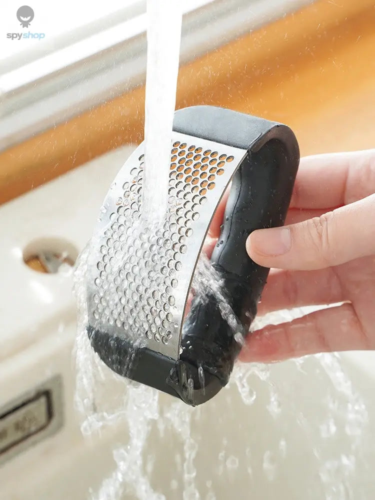 Stainless Steel Garlic Press Crusher Manual Garlic Mincer Chopping Garlic Tool Fruit Vegetable Tools Kitchen Accessories Gadget Spy-shop.com