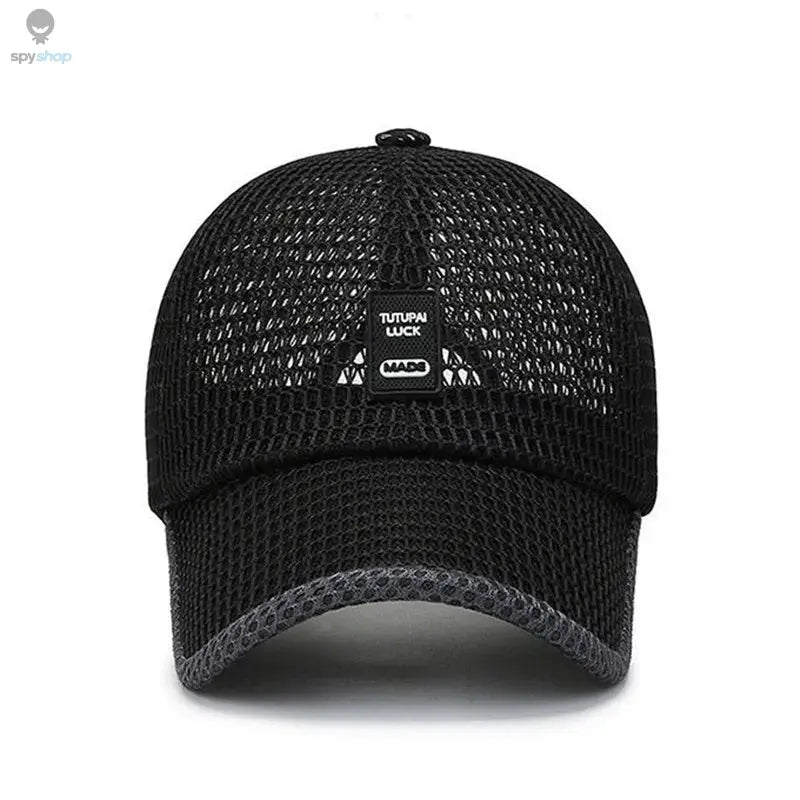 Summer Full Mesh Quick Drying Cool Sunhat Breathable Net Baseball Cap Men Outdoor Anti-UV Tennis Golf Hiking Sports Cap Visors