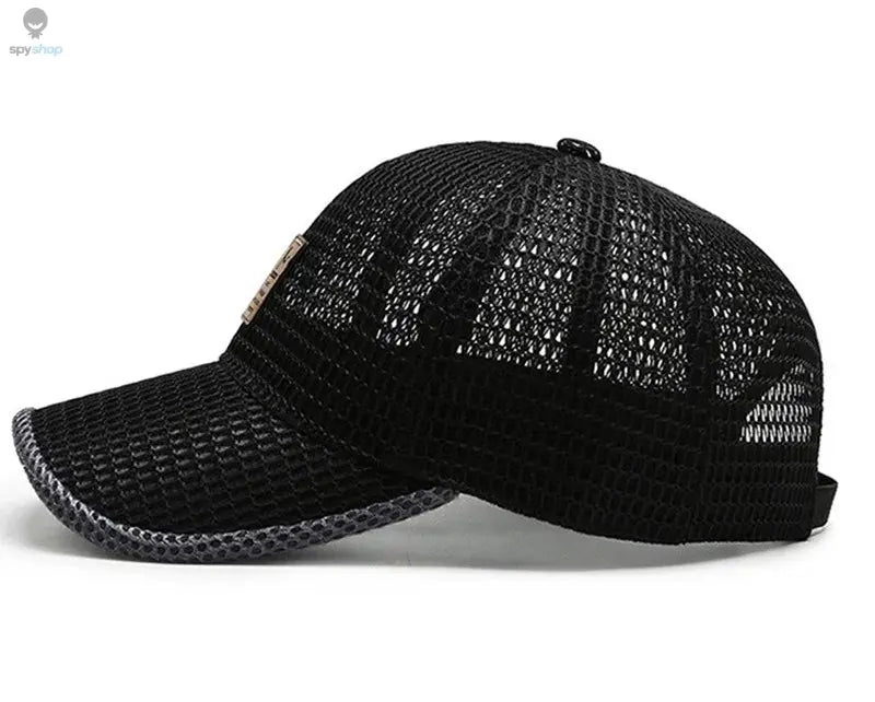 Summer Full Mesh Quick Drying Cool Sunhat Breathable Net Baseball Cap Men Outdoor Anti-UV Tennis Golf Hiking Sports Cap Visors