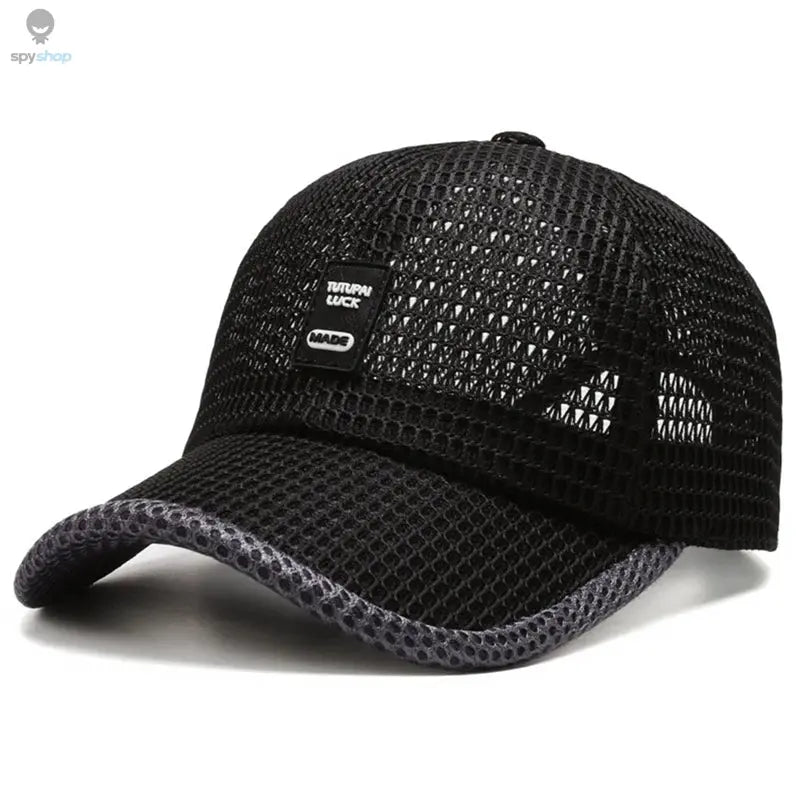 Summer Full Mesh Quick Drying Cool Sunhat Breathable Net Baseball Cap Men Outdoor Anti-UV Tennis Golf Hiking Sports Cap Visors