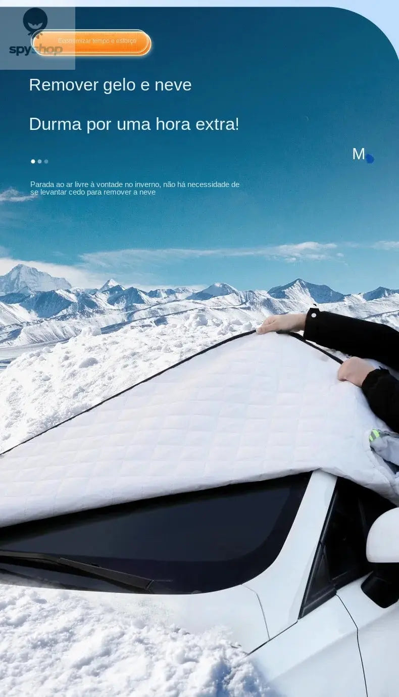 Sunshade Cover Car Windshield Snow Sun Shade Waterproof Protector Automobile Magnetic Cover Car Front Windscreen Cover