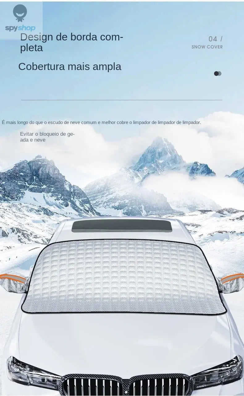 Sunshade Cover Car Windshield Snow Sun Shade Waterproof Protector Automobile Magnetic Cover Car Front Windscreen Cover
