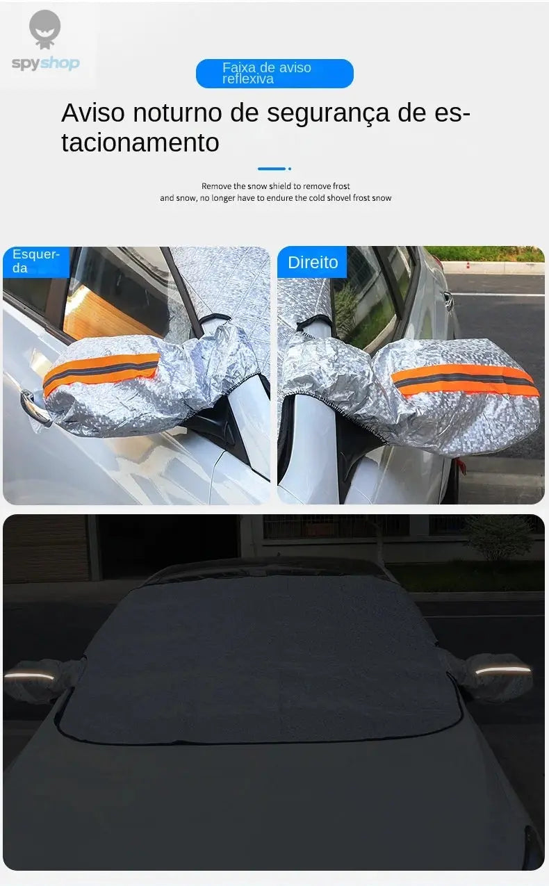 Sunshade Cover Car Windshield Snow Sun Shade Waterproof Protector Automobile Magnetic Cover Car Front Windscreen Cover