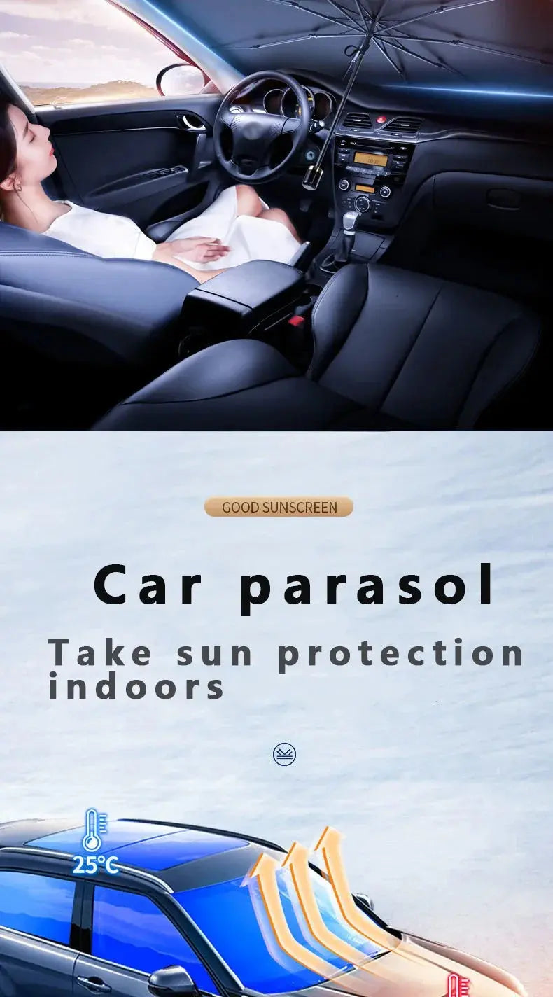 Sunshade Umbrella sunshade Car front windshield sunshade Car sunshade Car with sunshade folding sunscreen sunshade