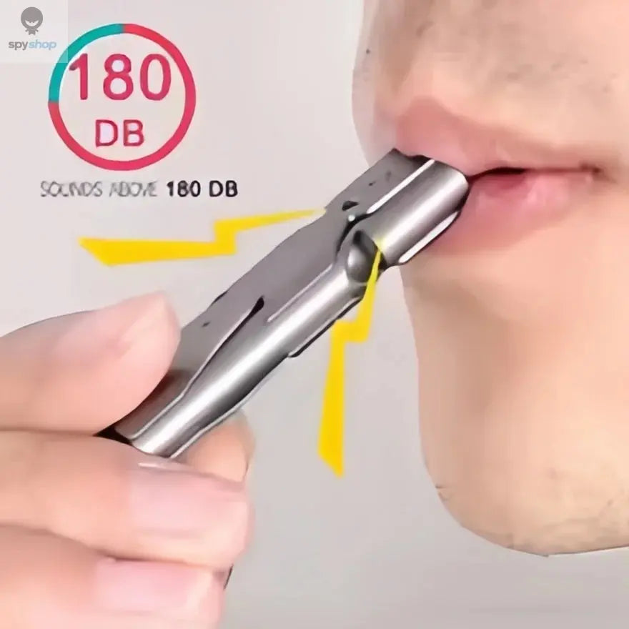 Survival Whistle Keychain - Emergency Whistle for Outdoor Camping/Hiking, Loud Safety Alarm with Double Tube Design Spy-shop.com