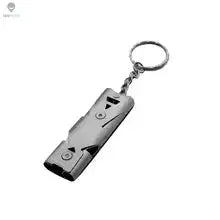 Survival Whistle Keychain - Emergency Whistle for Outdoor Camping/Hiking, Loud Safety Alarm with Double Tube Design Spy-shop.com