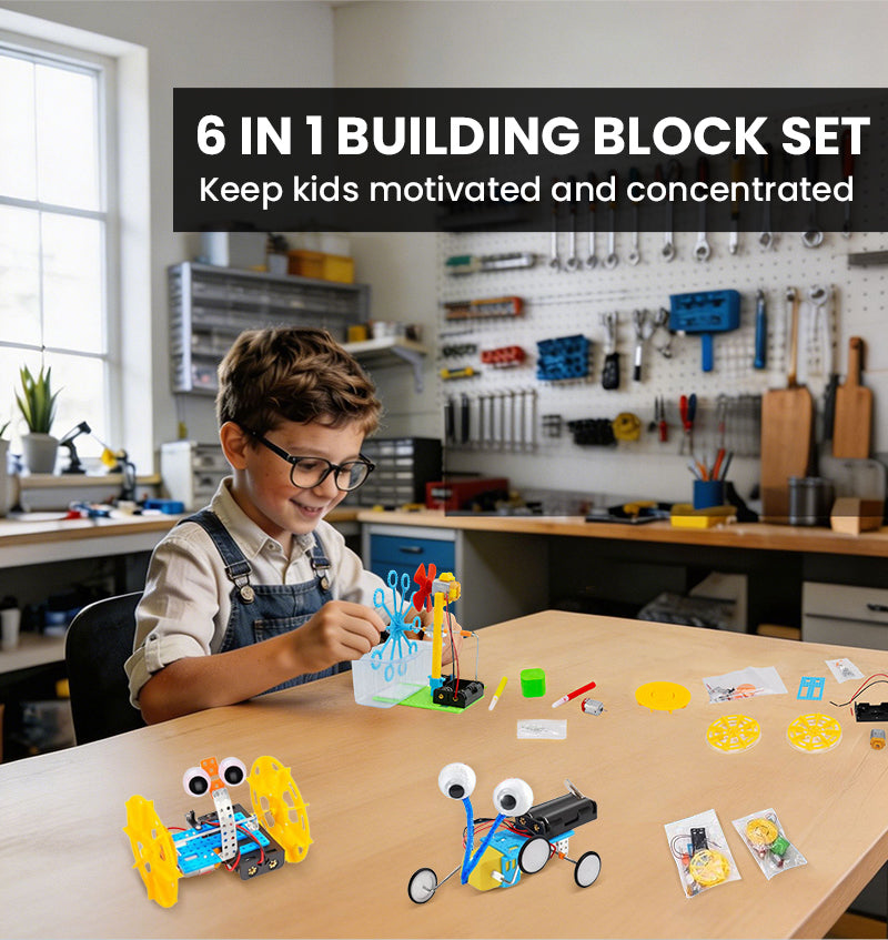 Six-Project DIY Science and Robotics Kit