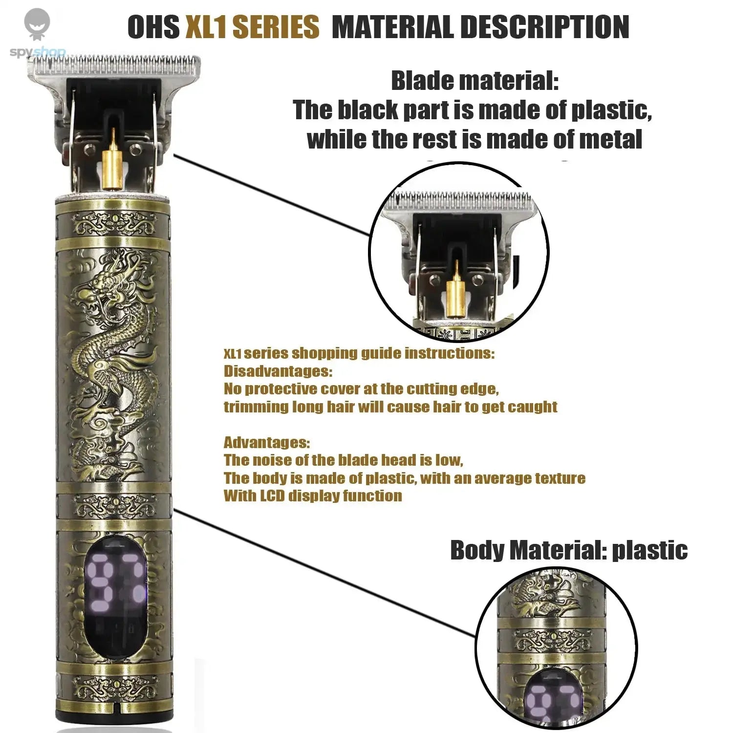 T9 Hair Clipper Repair Beard Shaving Body Hair Trimmer Clippers Electric Machine Men Haircut Machine 0mm Barber Shaver Spy-shop.com