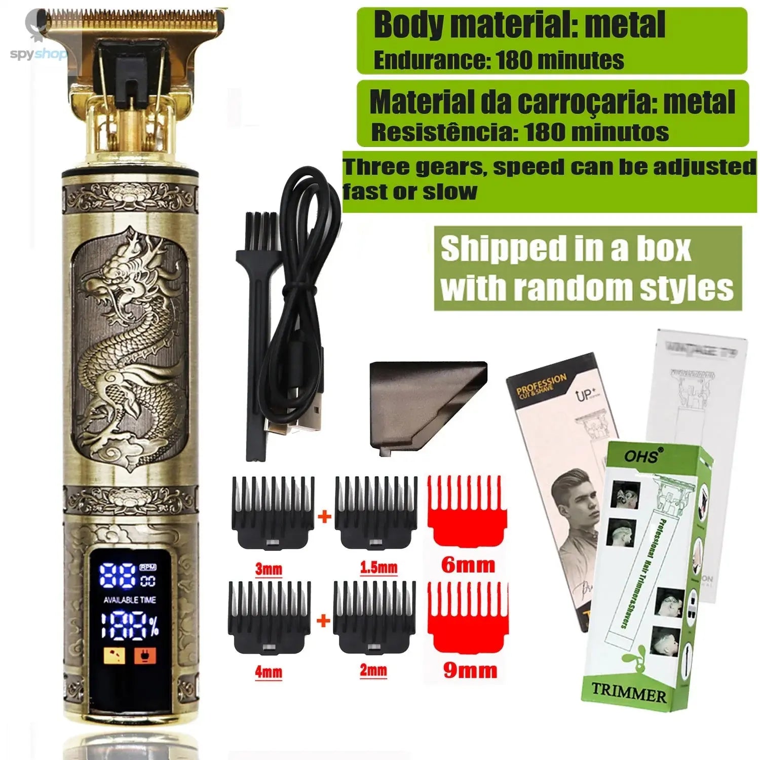 T9 Hair Clipper Repair Beard Shaving Body Hair Trimmer Clippers Electric Machine Men Haircut Machine 0mm Barber Shaver Spy-shop.com