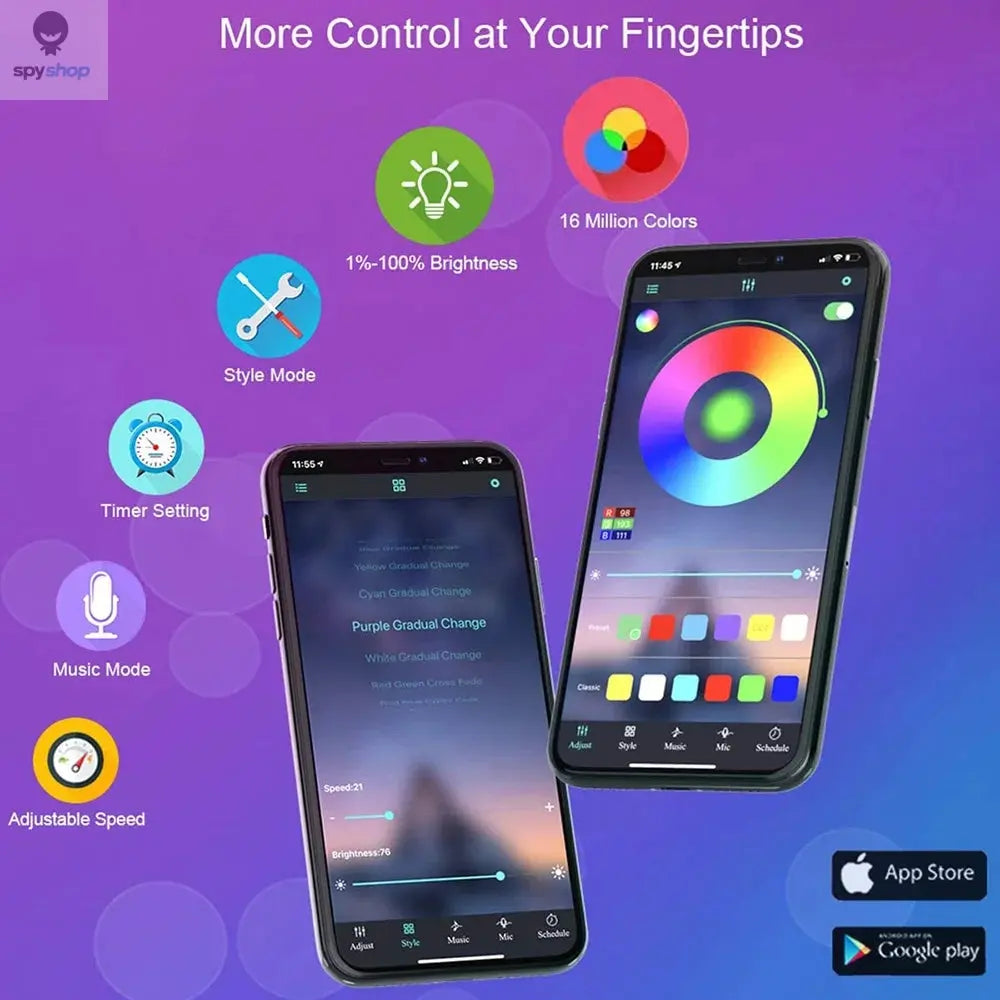 Tape Bluetooth USB LED Strip Light 5050 SMD 5V USB RGB Lights Flexible LED Lamp Tape Ribbon RGB Self-adhesive TV Desktop Diode Spy-shop.com