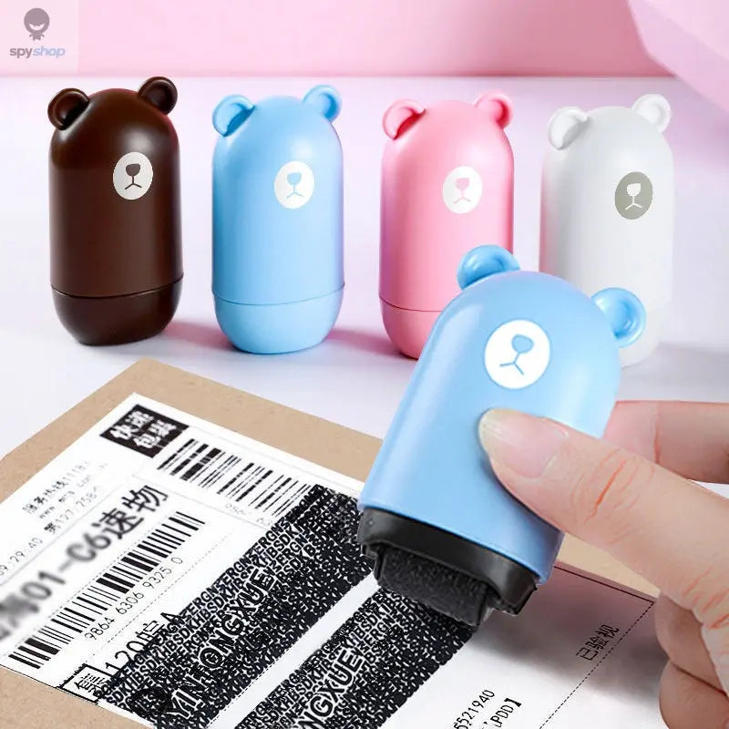 Theft Protection Roller Stamp for Privacy Confidential Data Guard Your Security Stamp Roller Privacy Seal Roller Theft Protect Spy-shop.com