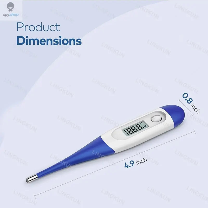 Thermometer for Adults, Soft Head Digital Oral Thermometer for Fever, Basal Thermometer with 15 Seconds Fast Reading