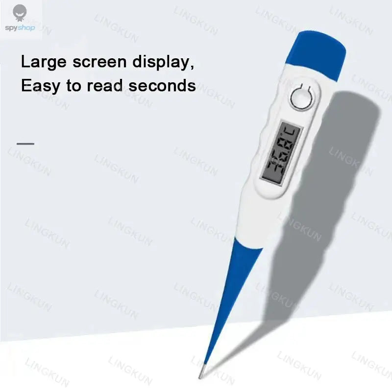 Thermometer for Adults, Soft Head Digital Oral Thermometer for Fever, Basal Thermometer with 15 Seconds Fast Reading