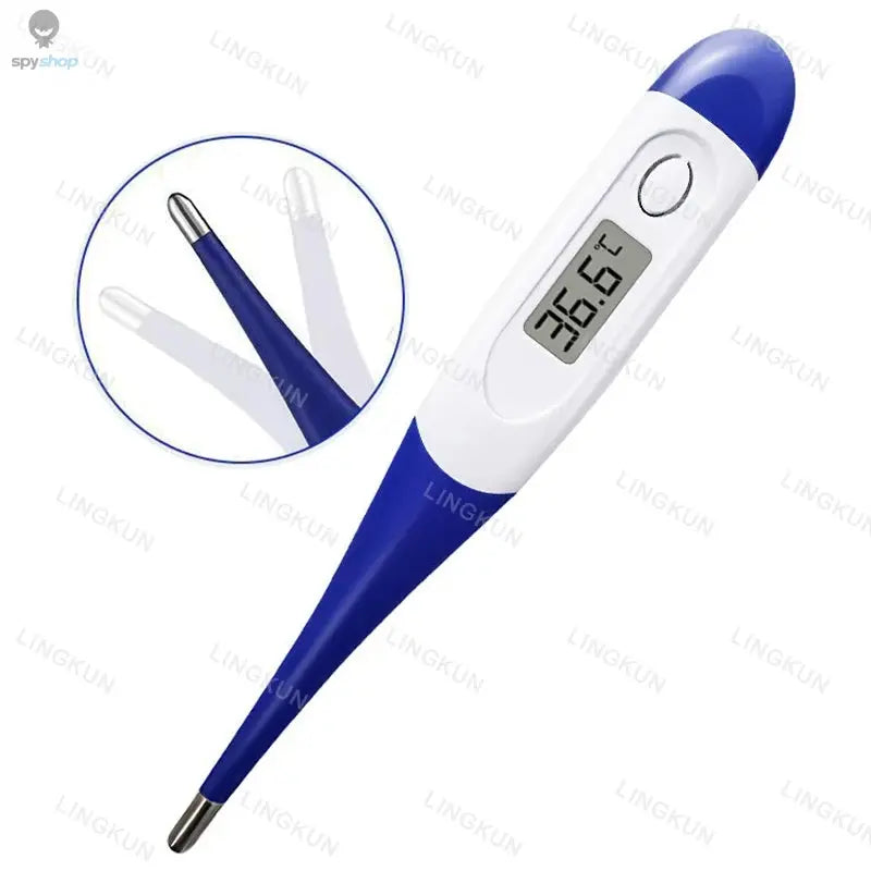 Thermometer for Adults, Soft Head Digital Oral Thermometer for Fever, Basal Thermometer with 15 Seconds Fast Reading