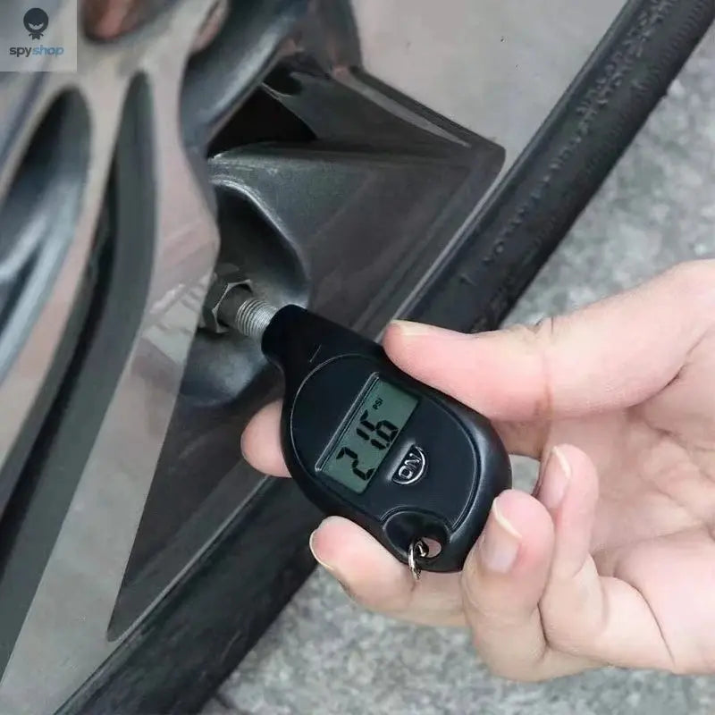 Tire Gauge Digital With LCD Display Car Tire Air Pressure Tester Meter Auto Car Motorcycle Tire Safety Alarm Testing Tools Spy-shop.com