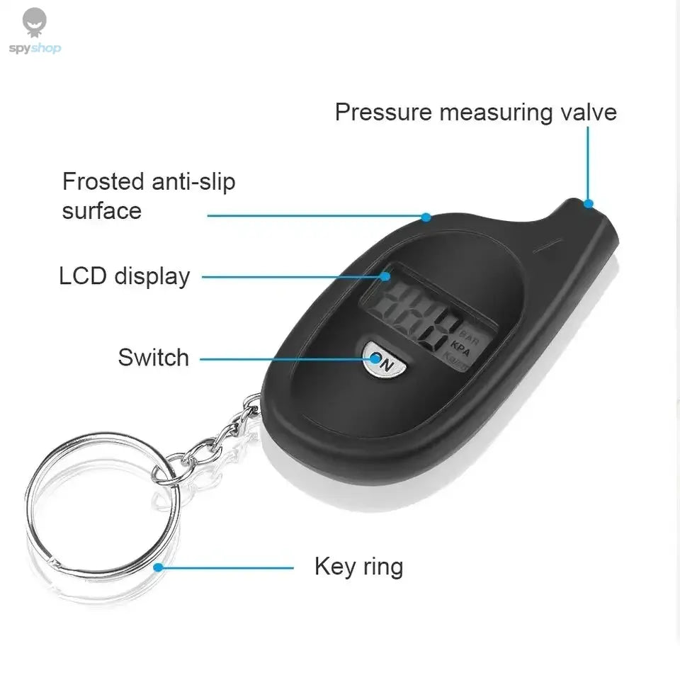 Tire Gauge Digital With LCD Display Car Tire Air Pressure Tester Meter Auto Car Motorcycle Tire Safety Alarm Testing Tools Spy-shop.com