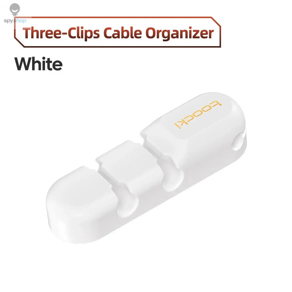 Toocki Cable Organizer 3 5 7 Hole Cables Winder Flexible Wire Management Clips For Cable Clearance Cord Protector For Chargers Spy-shop.com
