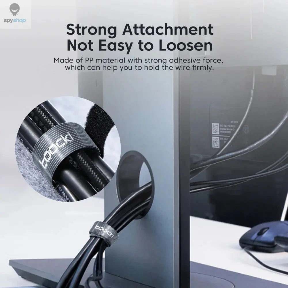 Toocki Cable Organizer Wire Winder USB Cable Management Protector Earphone Mouse Cord Ties Phone Accessory for iPhone Samsung Spy-shop.com