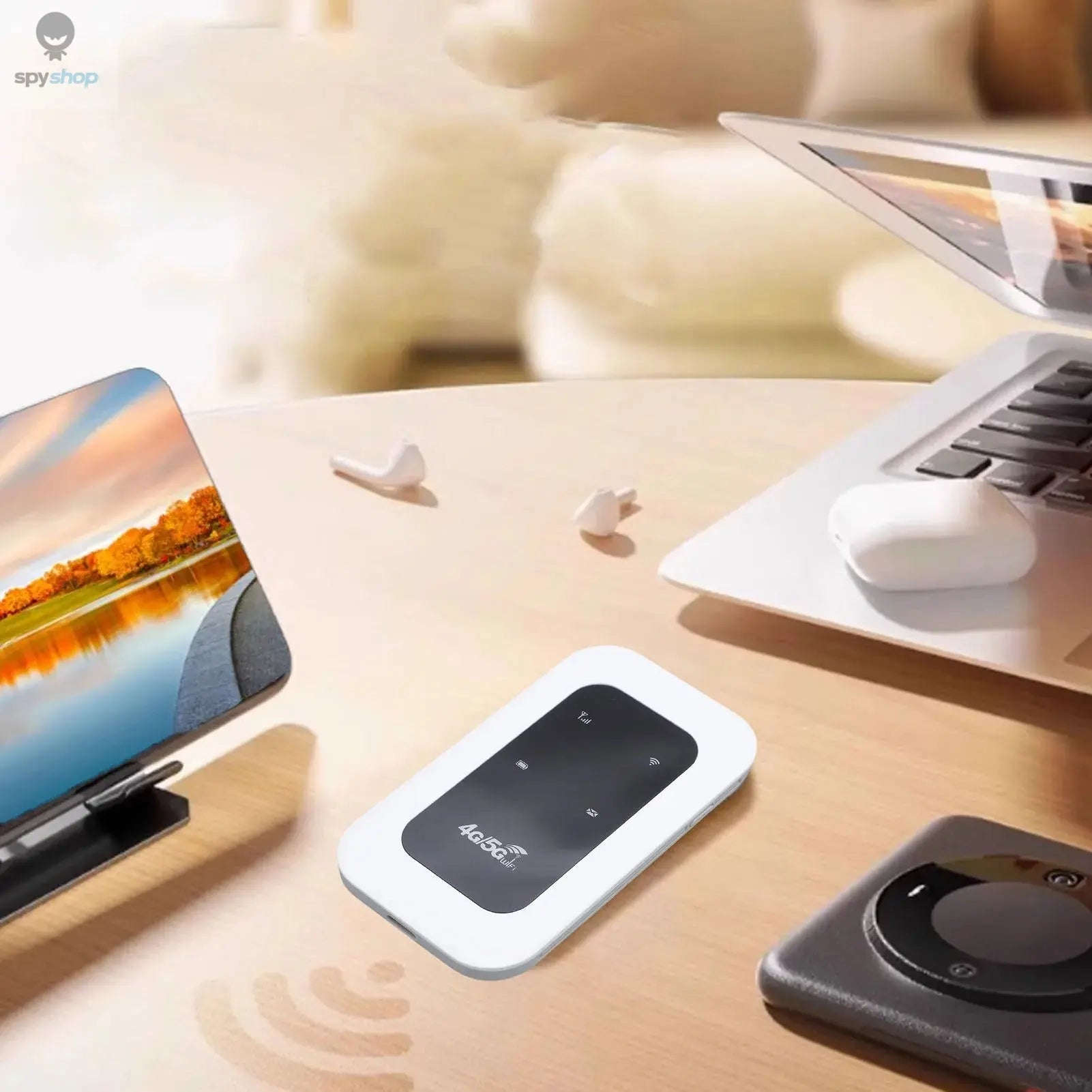 Travel 4G 5G WiFi Mobile Hotspot Wide Compatibility Portable 4G 5G WiFi Hotspot Device 300Mbps Long Battery Life for Campervan