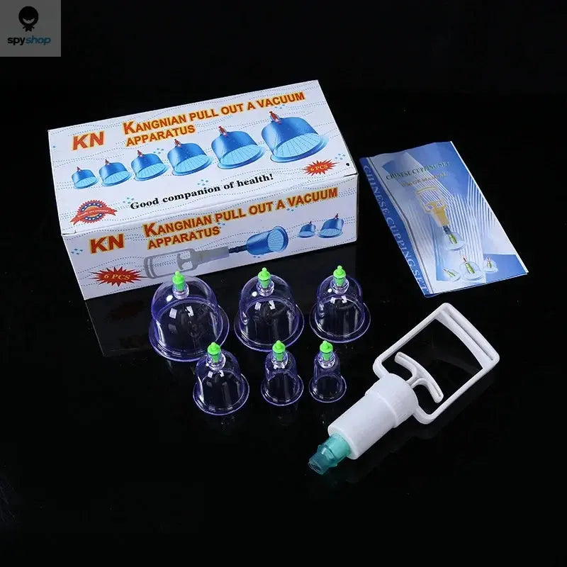 Tuhopeta 6/12/24 Pieces Suction Cups Massage Vacuum Cupping Body Massager Plastic Vacuum Suction Therapy Cupping Set Cans
