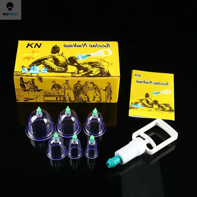 Tuhopeta 6/12/24 Pieces Suction Cups Massage Vacuum Cupping Body Massager Plastic Vacuum Suction Therapy Cupping Set Cans