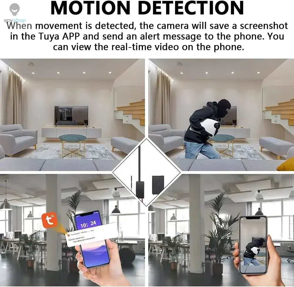 Tuya HD 1080P WiFi Mini Camera Video Recorder Real-time Home Security Micro Camcorder DIY 4K Module Motion Remote Control TF