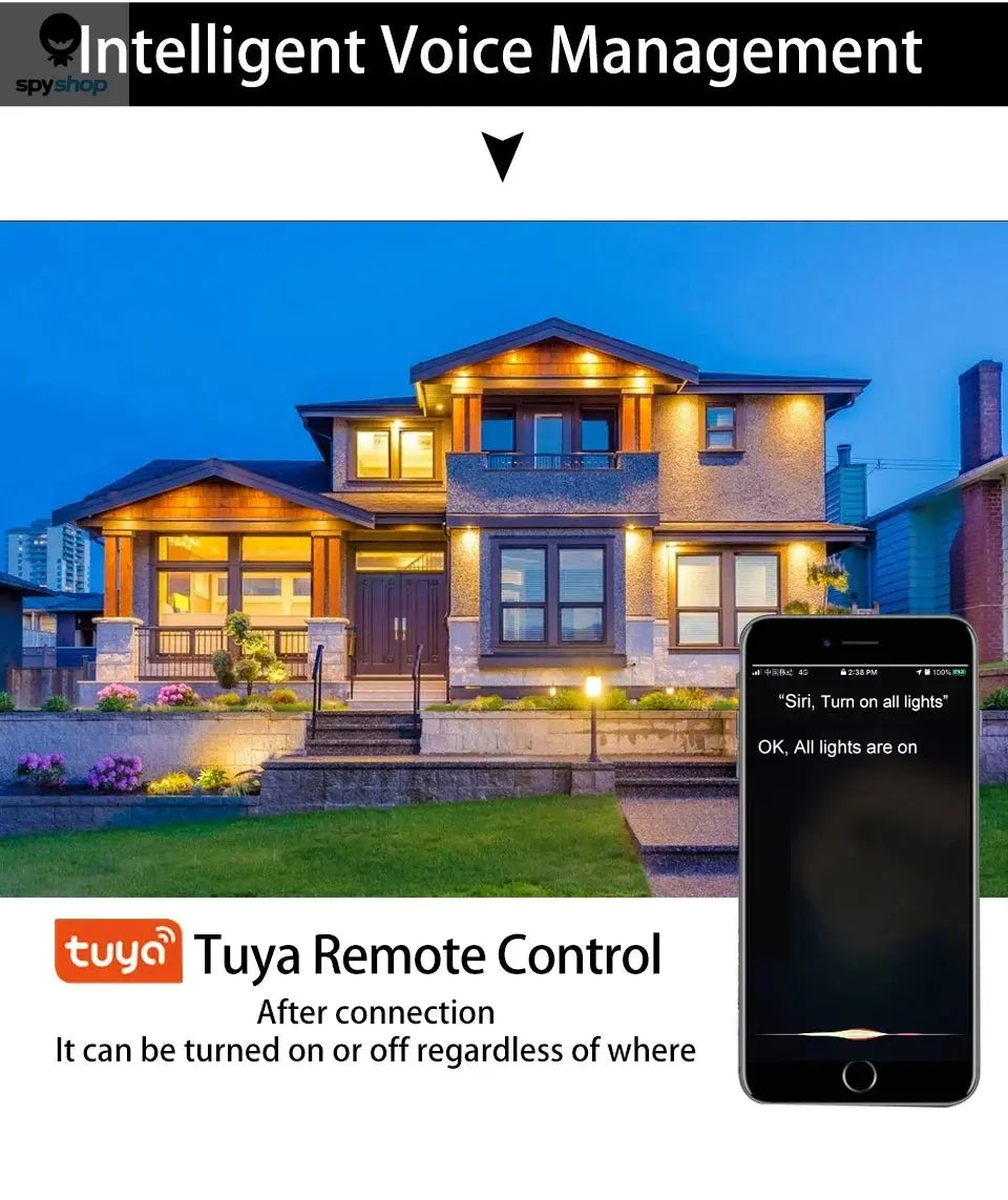 Tuya Smart WiFi LED Light Bulbs 220V 110V 10W 15W 20W E27 Alexa LED Lamp RGB Smart Life APP Google Assisatnt Voice Control Spy-shop.com