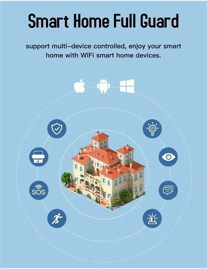 Tuya WiFi Door Sensor Window Sensor Smart Home Wireless Door Detector Smart Life APP Remote Control for Alexa Google Home Spy-shop.com