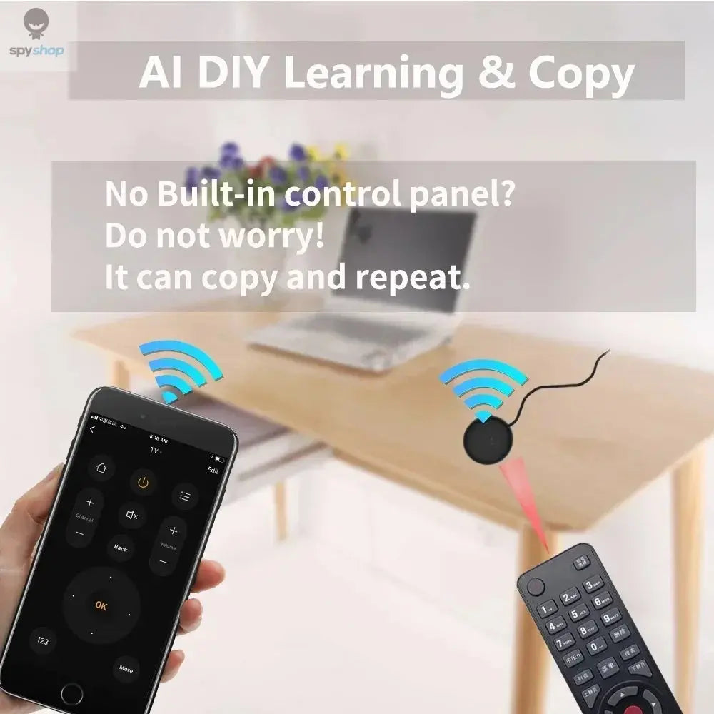 Tuya WiFi IR Remote Control Smart Universal for TV Air Conditioner Alexa Remote Control Work with Google Home Yandex Google Spy-shop.com