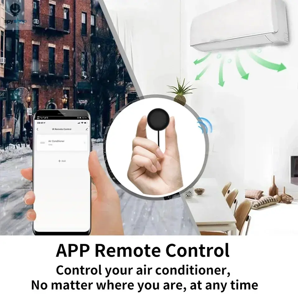 Tuya WiFi IR Remote Control Smart Universal for TV Air Conditioner Alexa Remote Control Work with Google Home Yandex Google Spy-shop.com