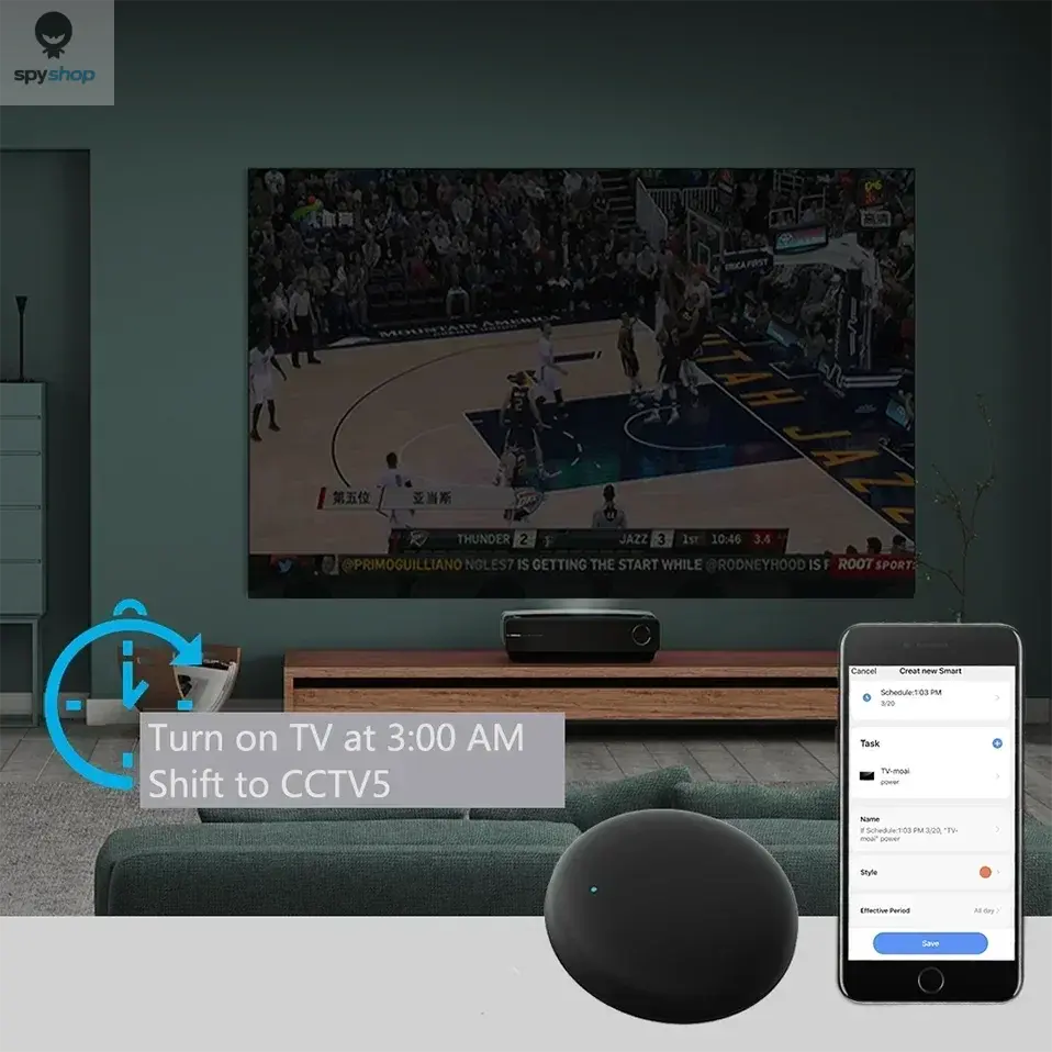 Tuya WiFi IR Remote Control Smart Universal for TV Air Conditioner Alexa Remote Control Work with Google Home Yandex Google Spy-shop.com