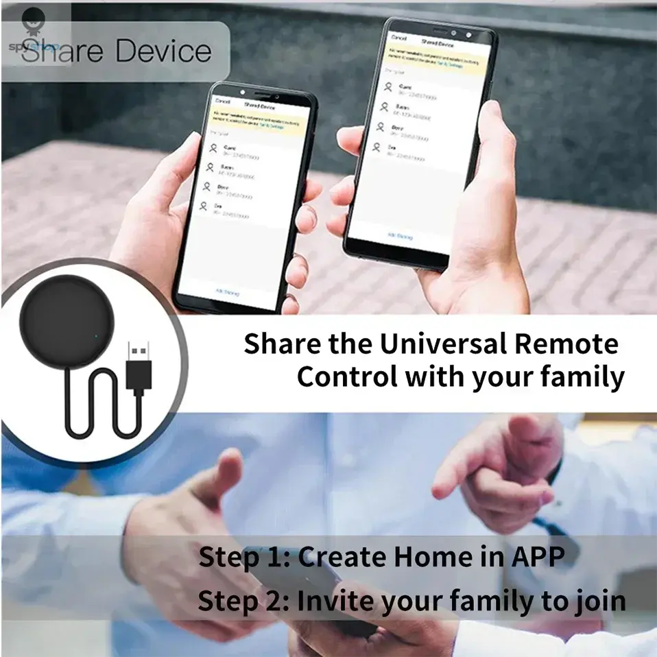 Tuya WiFi IR Remote Control Smart Universal for TV Air Conditioner Alexa Remote Control Work with Google Home Yandex Google Spy-shop.com